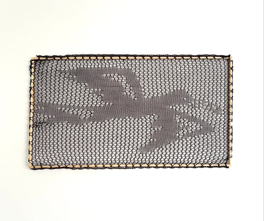 Bird in Flight - Hand-knitted Lace Painting