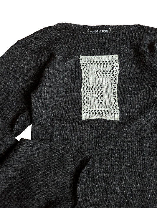 Lucky Number Jumper - Charcoal/Grey